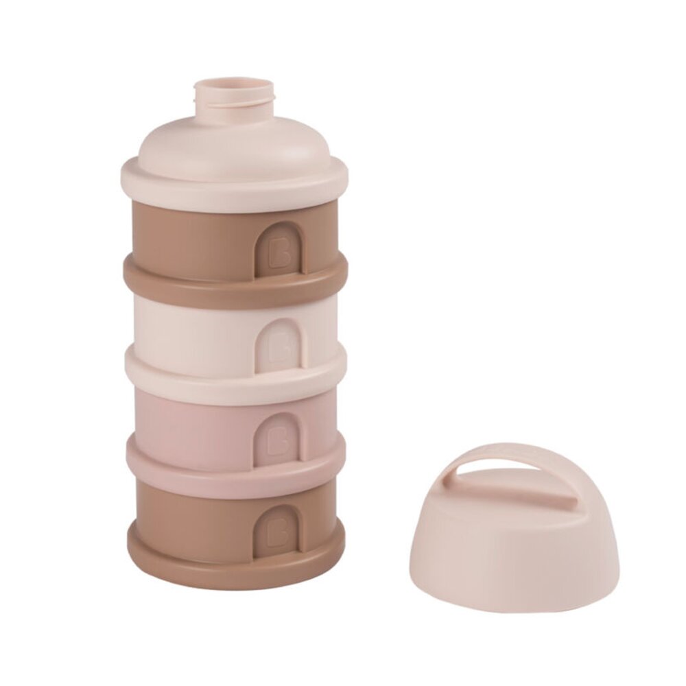 Stapelbare doseerdozen 4 compartimenten Cotton Candy