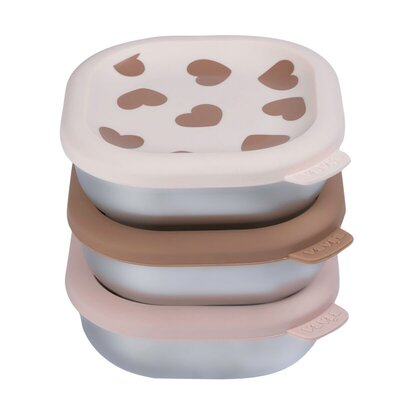 RVS snack doosjes multi-use x3 - BigLove RVS snack doosjes multi-use x3 - BigLove