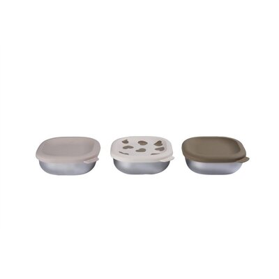RVS snack doosjes multi-use x3 - BigLove RVS snack doosjes multi-use x3 - BigLove