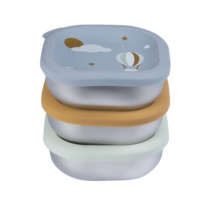 RVS snack doosjes multi-use x3 Adventure RVS snack doosjes multi-use x3 Adventure