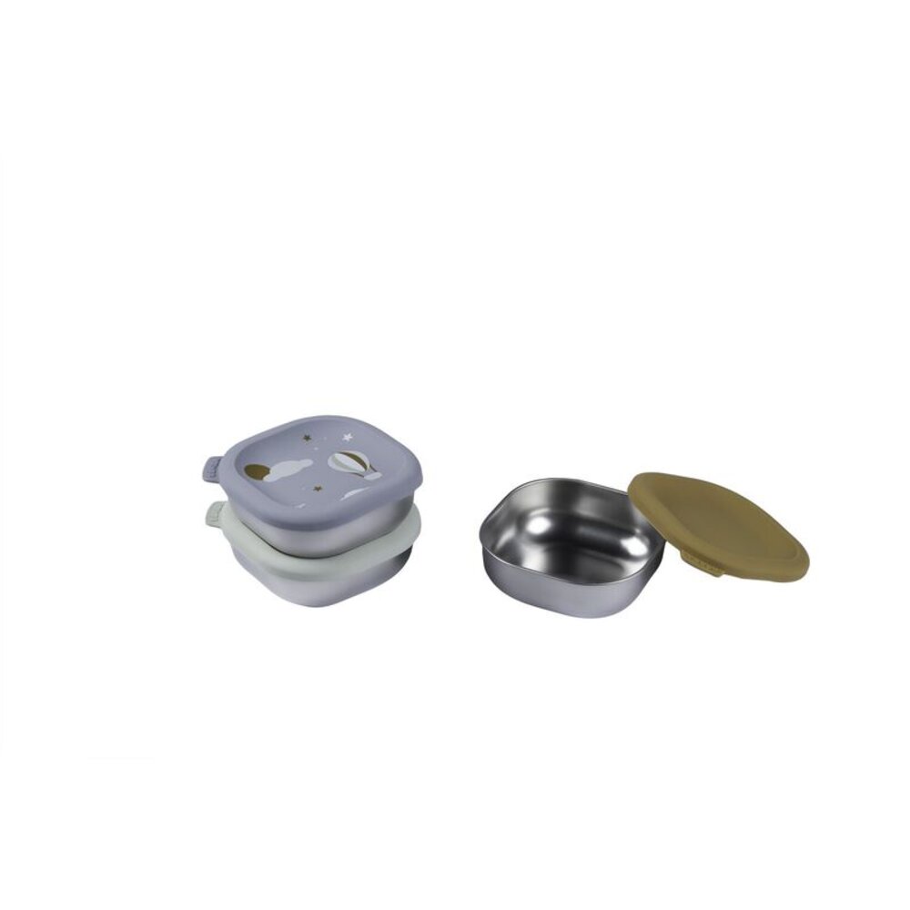 RVS snack doosjes multi-use x3 Adventure RVS snack doosjes multi-use x3 Adventure