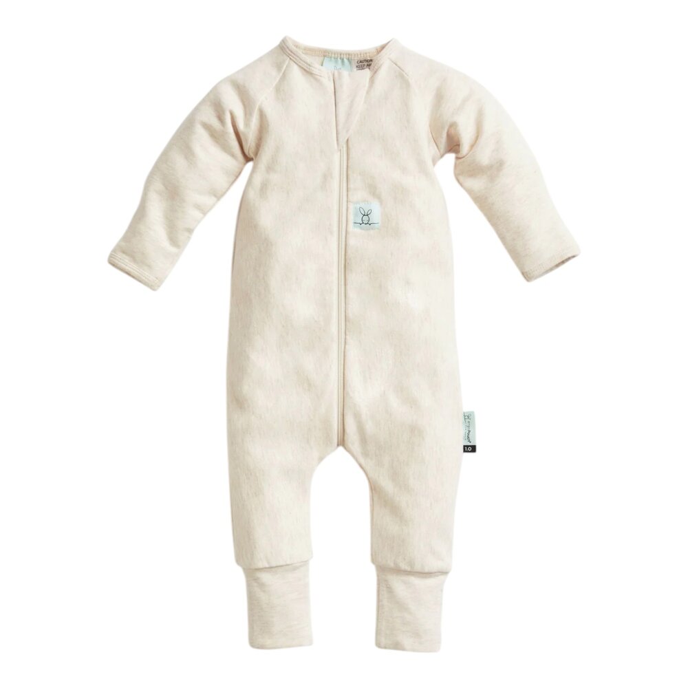Babypyjama 1,0 Tog Oatmeal Marle Babypyjama 1,0 Tog Oatmeal Marle