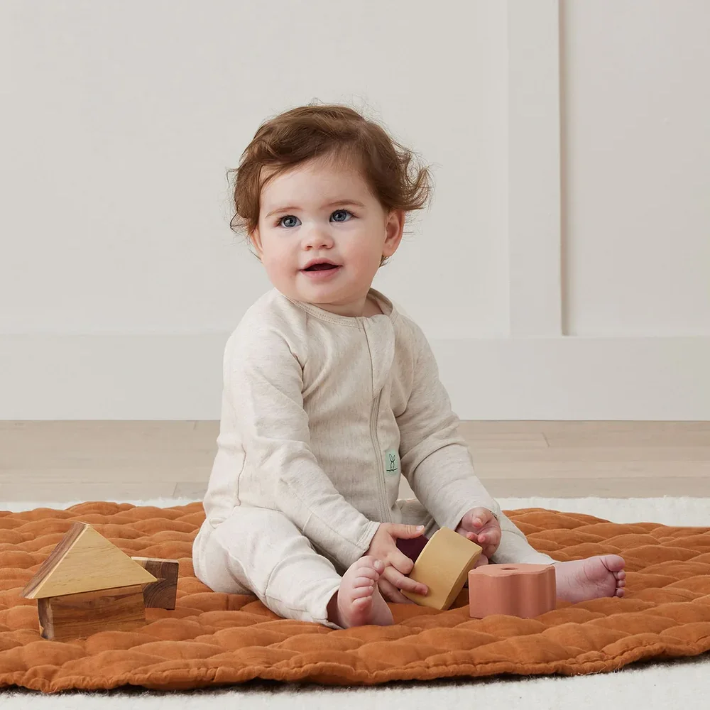 Babypyjama 1,0 Tog Oatmeal Marle Babypyjama 1,0 Tog Oatmeal Marle