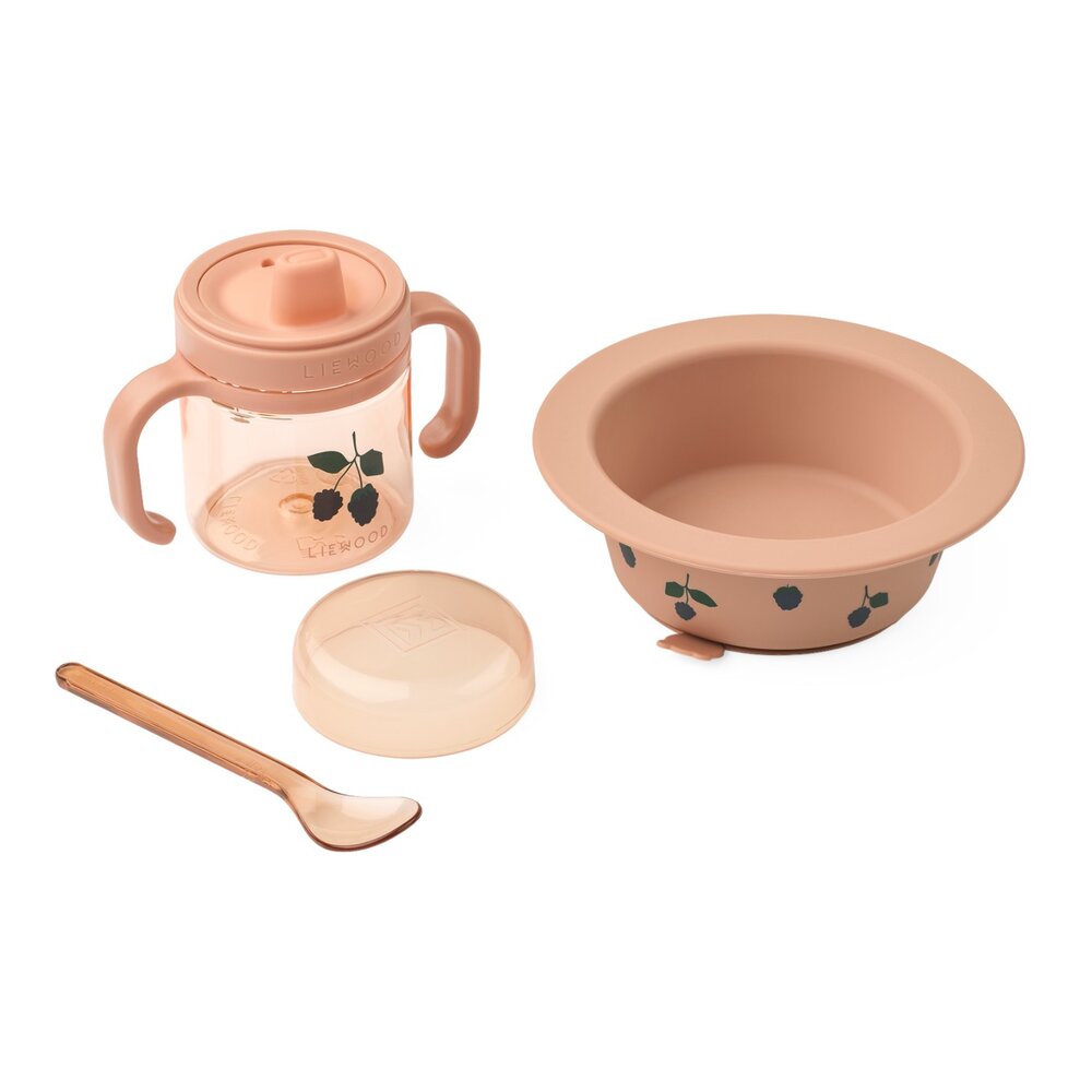 Becket Tableware Set Berry/Pale Tuscany Becket Tableware Set Berry/Pale Tuscany