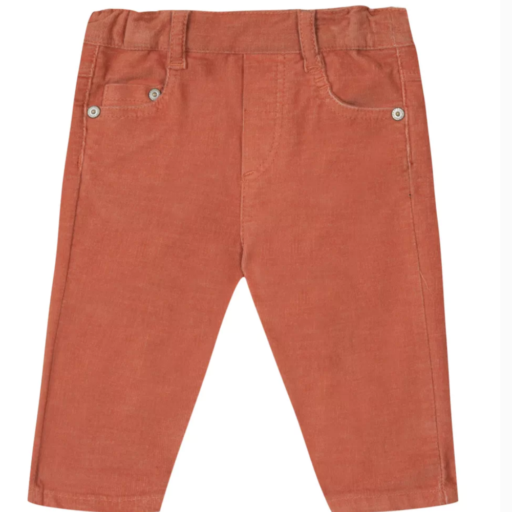 Broek fluweel Brique