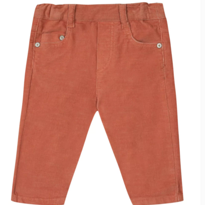 Broek fluweel Brique