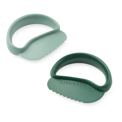 Riven Toddler Safe Cutter  2-Pack Peppermint/Garden Green