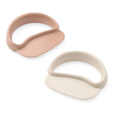 Riven Toddler Safe Cutter 2-Pack Pale tuscany/sandy Riven Toddler Safe Cutter 2-Pack Pale tuscany/sandy