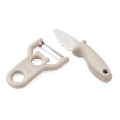 Pertense Peeler & Knife Set Sandy Pertense Peeler & Knife Set Sandy