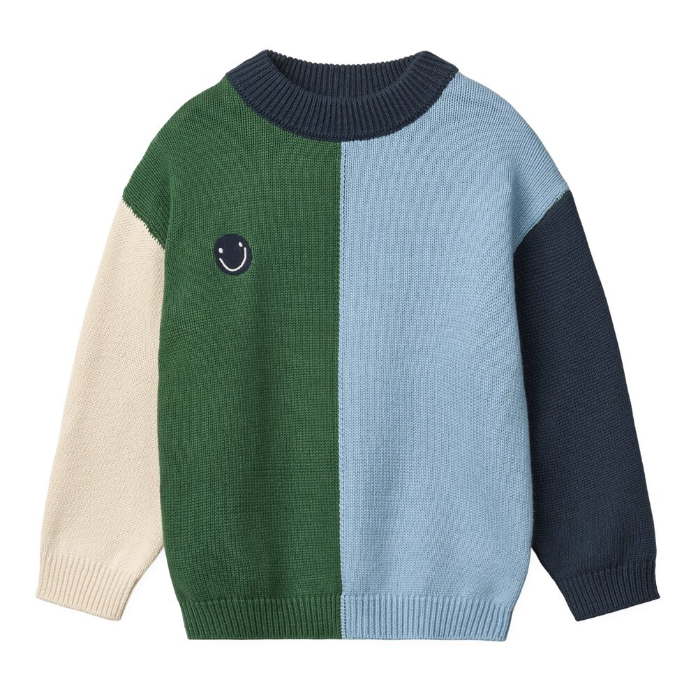 Orlane Knit Jumper Beach Blue Multi Orlane Knit Jumper Beach Blue Multi