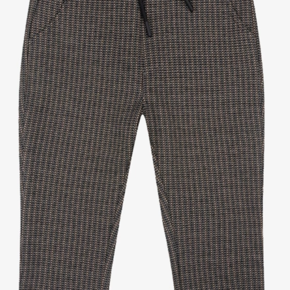 Broek fancy stripe Zwart