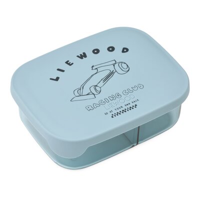 Arthur Tritan Lunchbox Race cars/Beach blue Arthur Tritan Lunchbox Race cars/Beach blue
