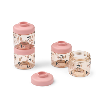Dominique Food Tritan Boxes 100 ml 4-Pack Cherry heart/Rosey Dominique Food Tritan Boxes 100 ml 4-Pack Cherry heart/Rosey