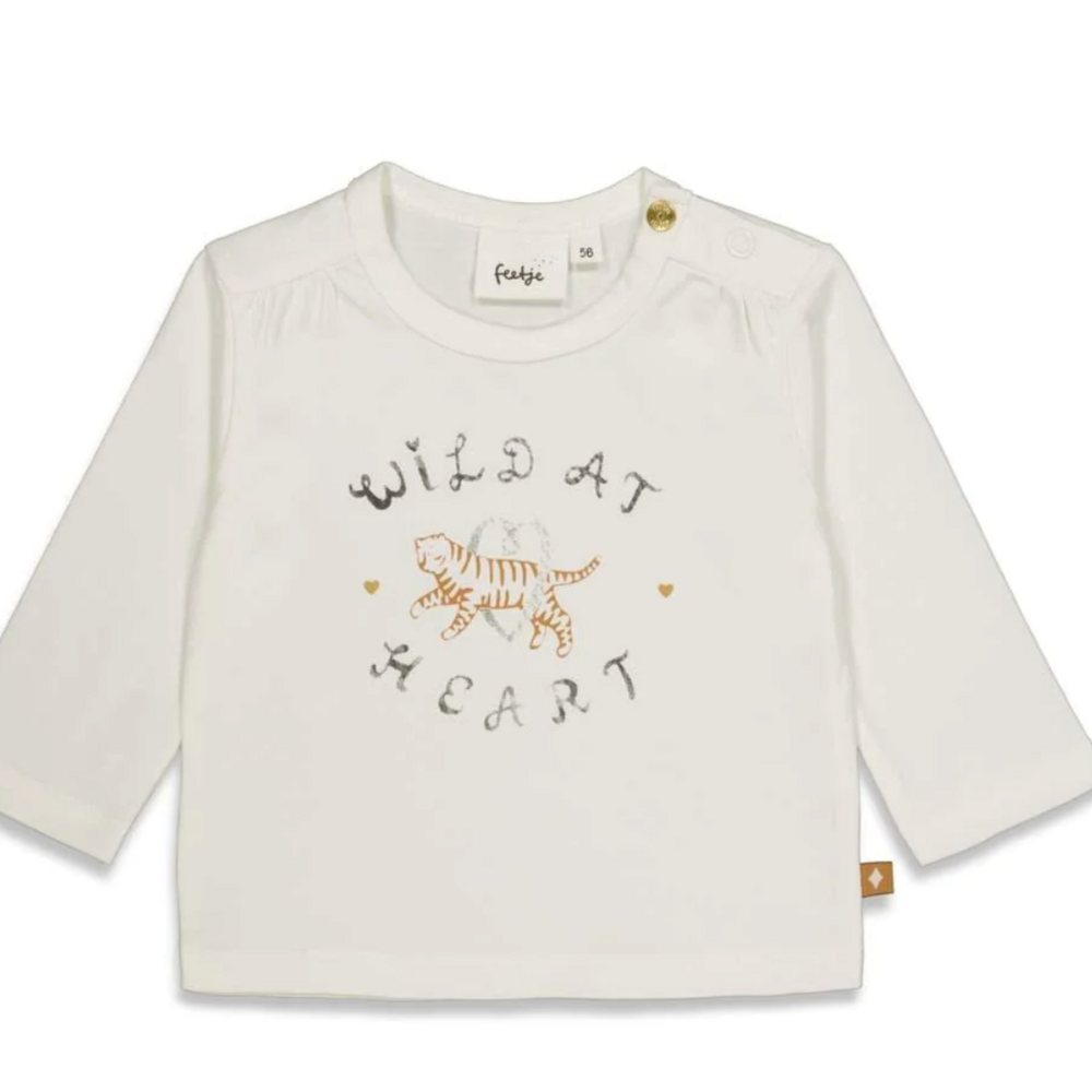 T-shirt lange mouwen - Wild At Heart ecru