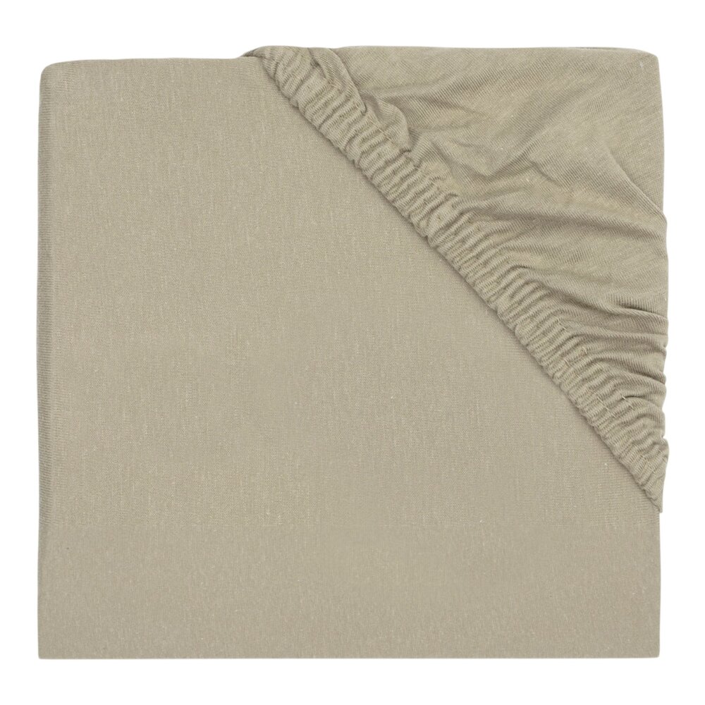 Hoeslaken jersey 60x120 cm Olive green