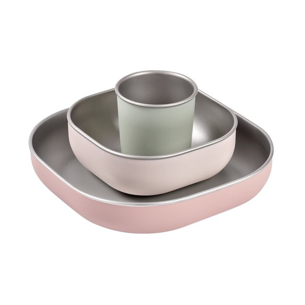 Eetset roestvrij staal - Cotton Candy -