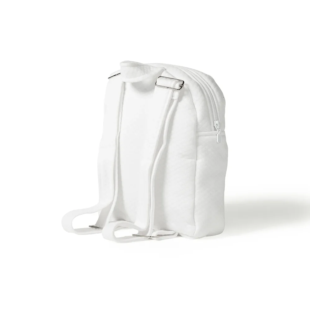 Rugzak in losange met (aparte) strik Wit Rugzak in losange met (aparte) strik Wit