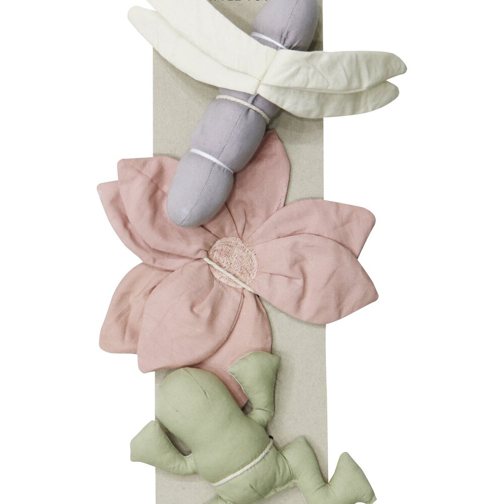 Set van 3 knisper- en rammelspeeltjes Lily Pond  