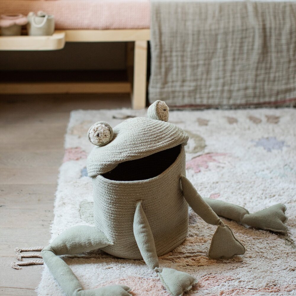 Mand Fred the Frog Ø 23 x 35 cm Mand Fred the Frog Ø 23 x 35 cm