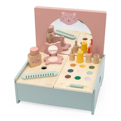 Houten make-up tafel