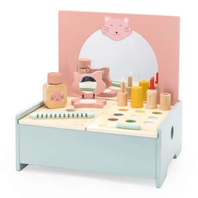 Houten make-up tafel
