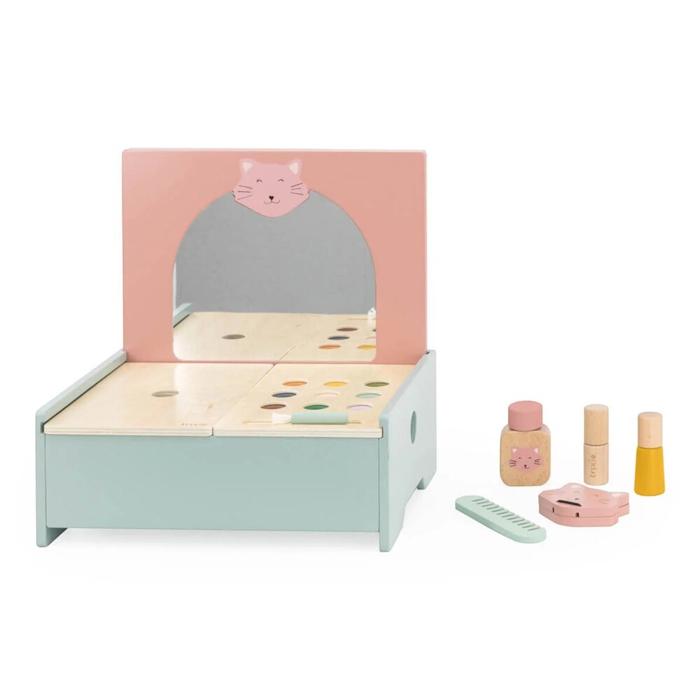 Houten make-up tafel
