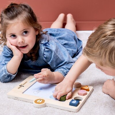 Houten tekenbord