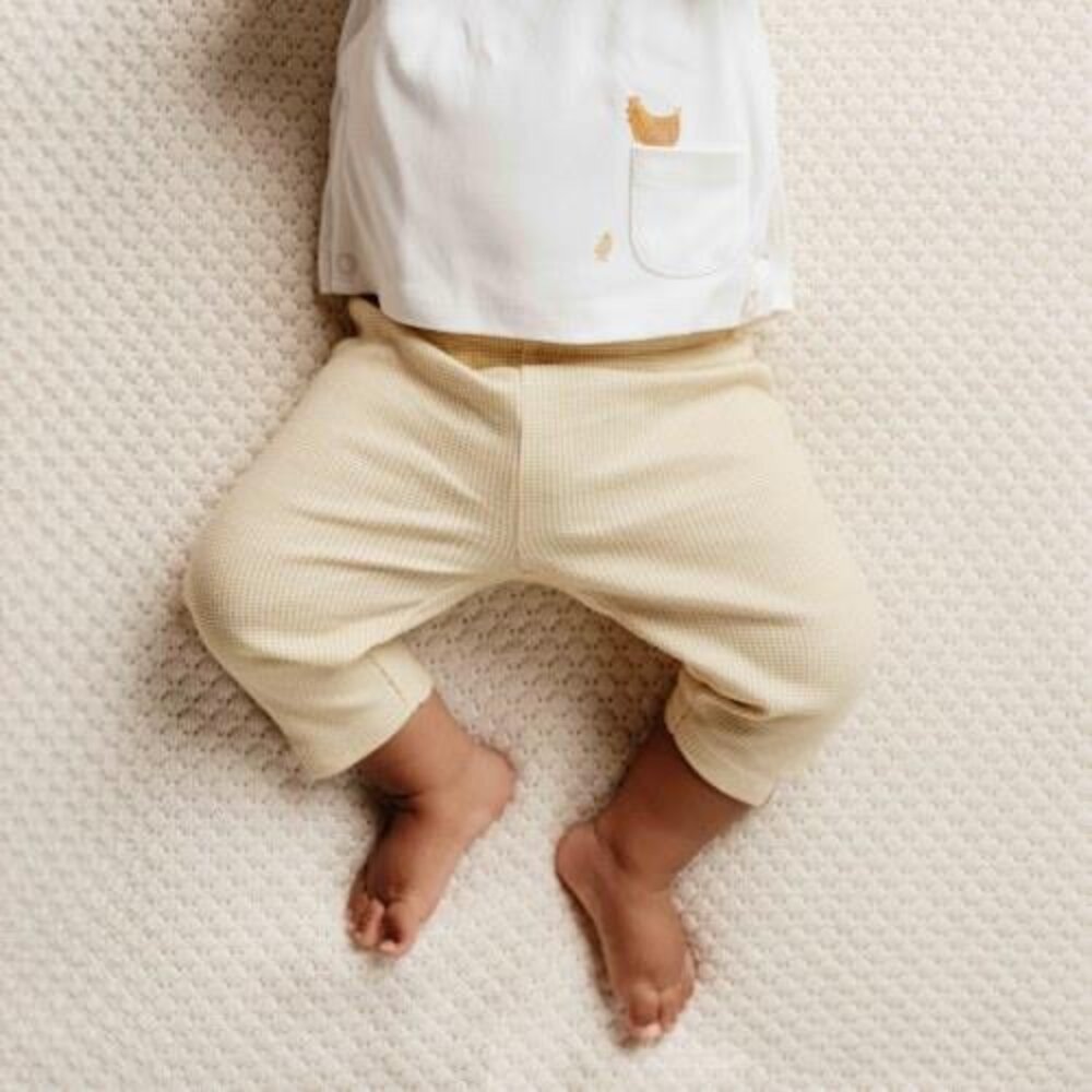 Legging Warm yellow check Little Farm Legging Warm yellow check Little Farm
