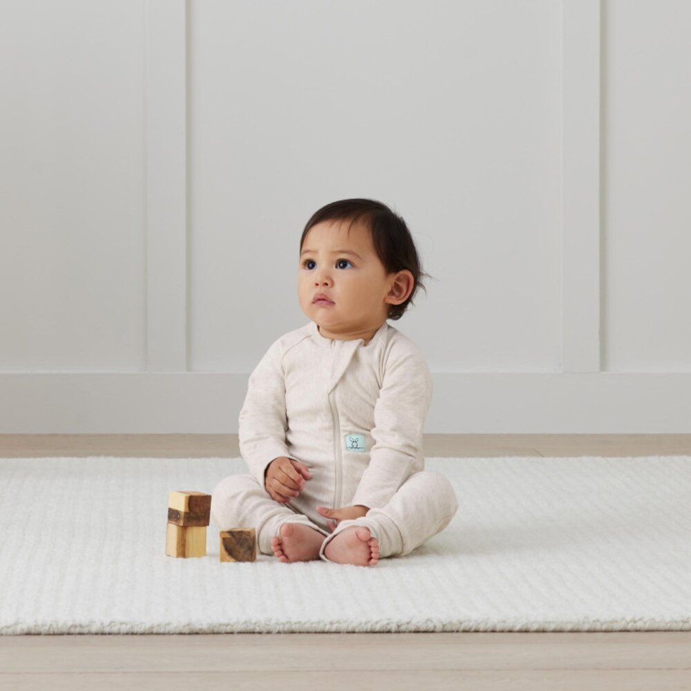 Babypyjama 0,2 Tog Oatmeal Marle Babypyjama 0,2 Tog Oatmeal Marle