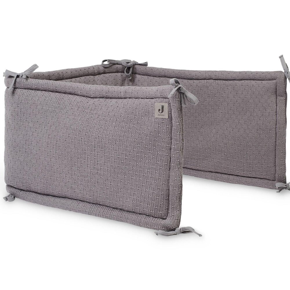 Bedomrander Bliss Knit 180x35cm - Storm Grey Storm Grey