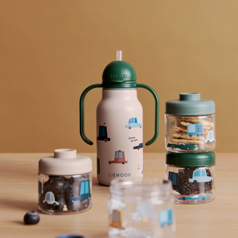 Kimmie Water Bottle 250 ml Cars/Sandy Kimmie Water Bottle 250 ml Cars/Sandy