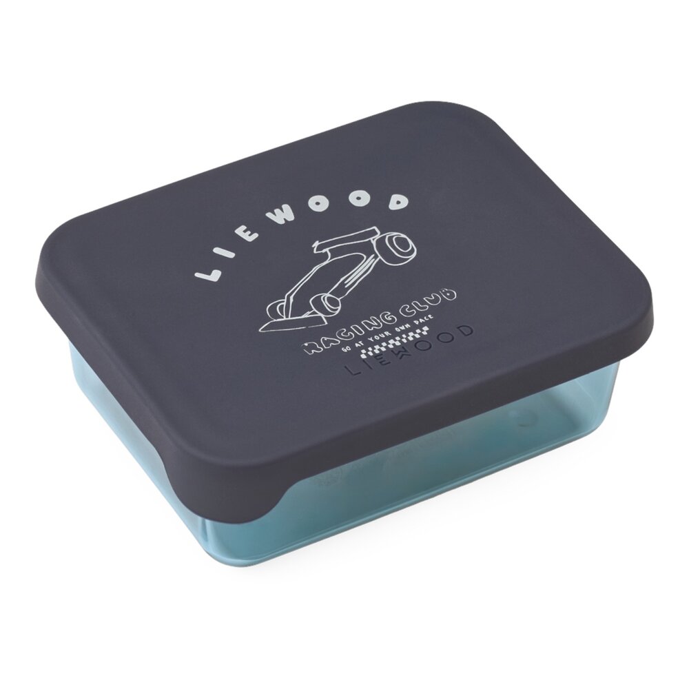 Ako Tritan Snack Box Race car/Classic Navy Ako Tritan Snack Box Race car/Classic Navy