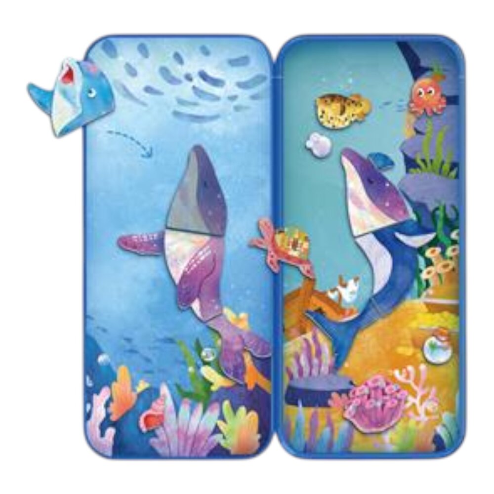 Magnetische travel puzzeldoos - Onderwateravontuur Magnetische travel puzzeldoos - Onderwateravontuur
