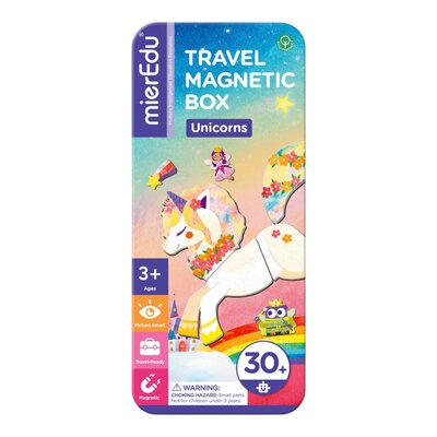 Magnetische travel puzzeldoos - Unicorns Magnetische travel puzzeldoos - Unicorns
