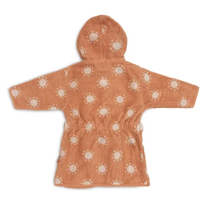 Badjas Badstof 1-2 jaar Jacquard - Sun Light Terra Badjas Badstof 1-2 jaar Jacquard - Sun Light Terra