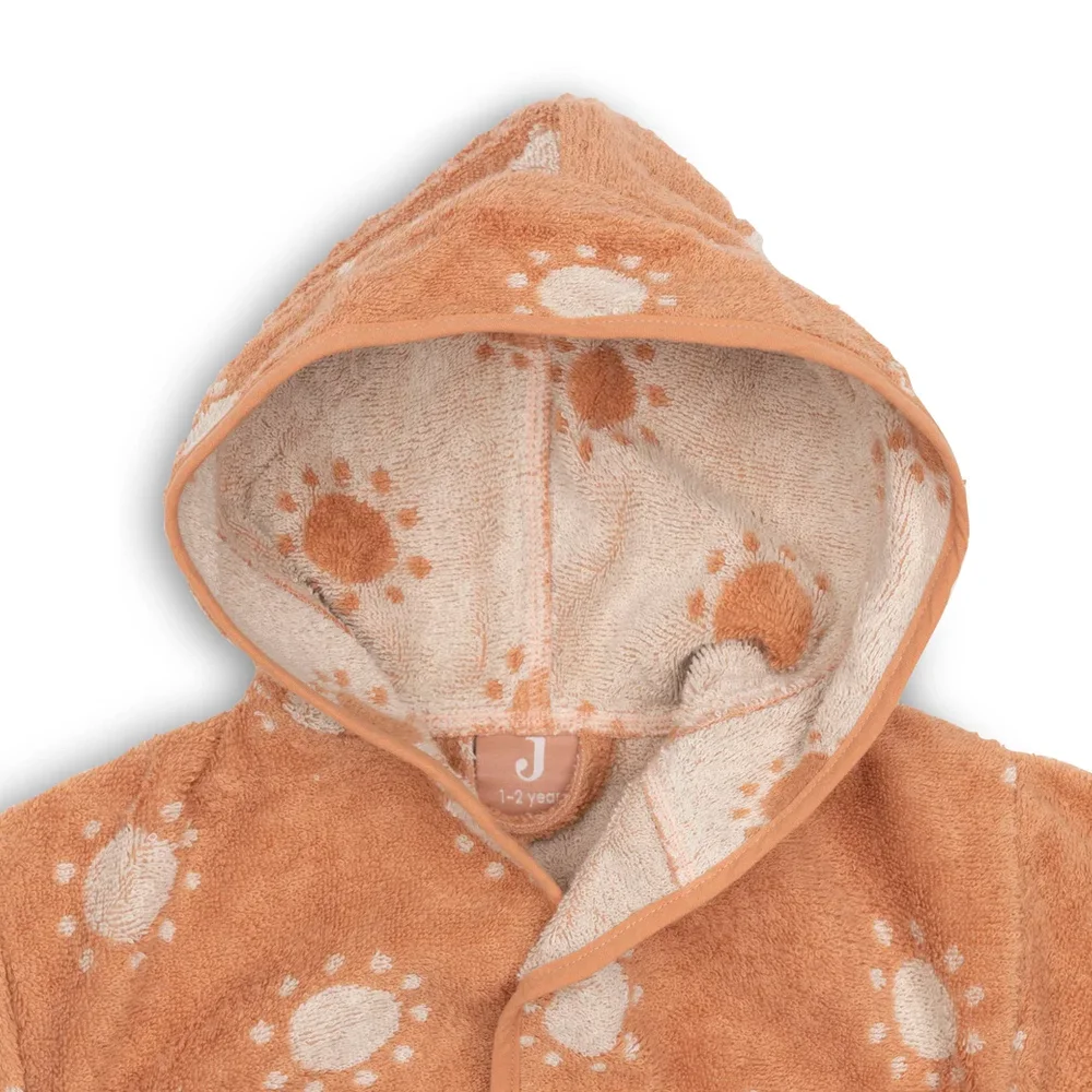 Badjas Badstof 1-2 jaar Jacquard - Sun Light Terra Badjas Badstof 1-2 jaar Jacquard - Sun Light Terra