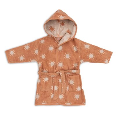 Badjas Badstof 1-2 jaar Jacquard - Sun Light Terra Badjas Badstof 1-2 jaar Jacquard - Sun Light Terra
