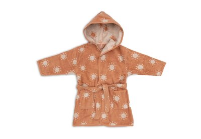 Badjas Badstof 1-2 jaar Jacquard - Sun Light Terra