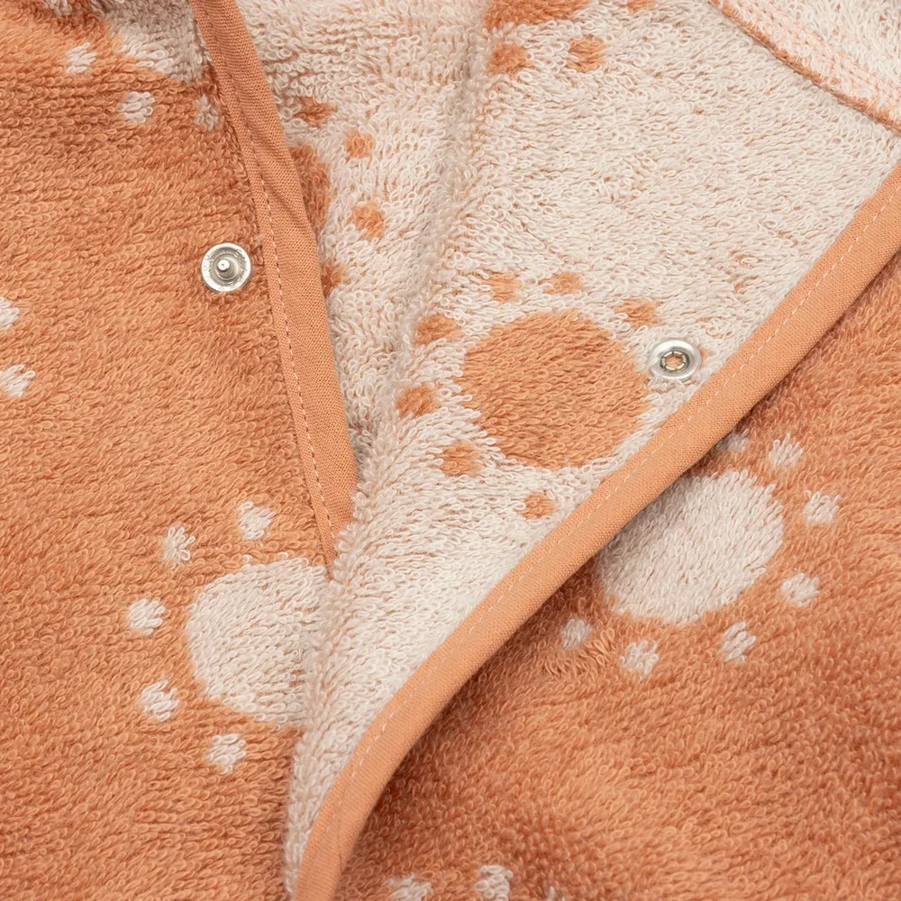 Badjas Badstof 1-2 jaar Jacquard - Sun Light Terra Badjas Badstof 1-2 jaar Jacquard - Sun Light Terra