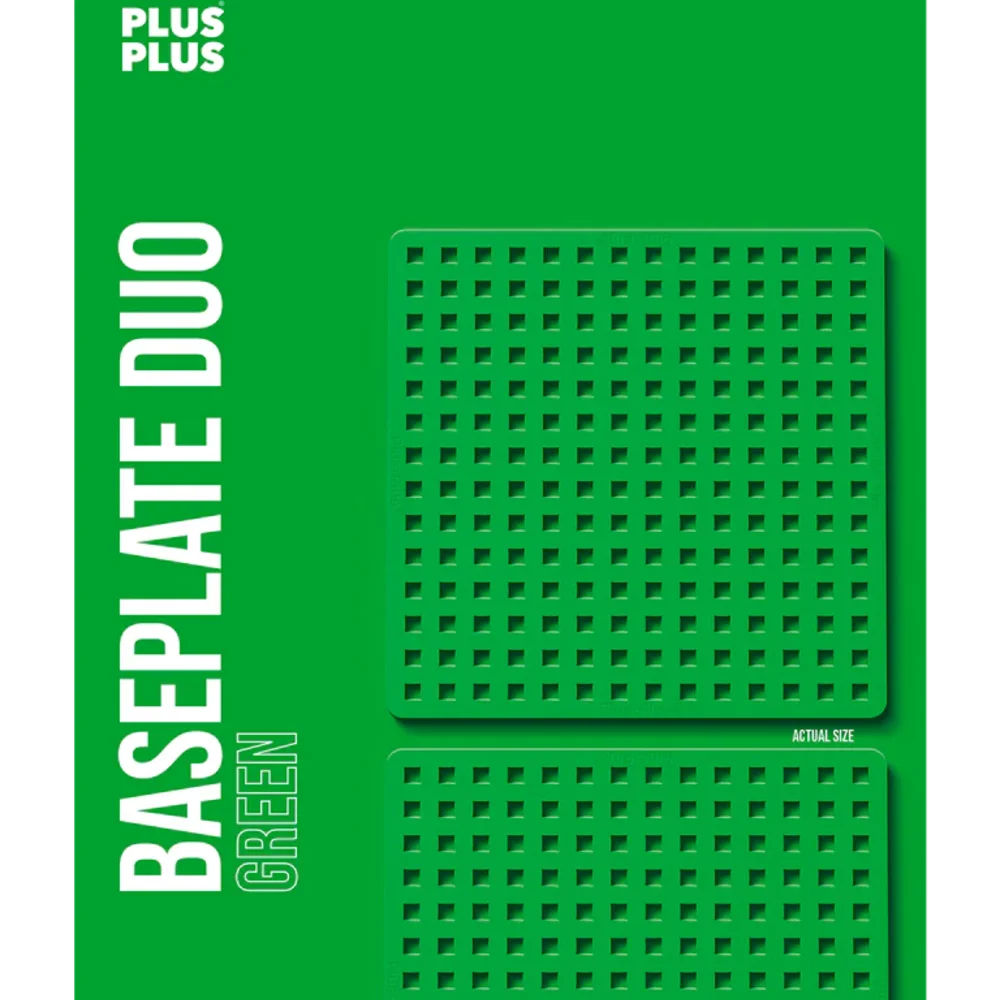 Plus-Plus Baseplate Duo Green Plus-Plus Baseplate Duo Green