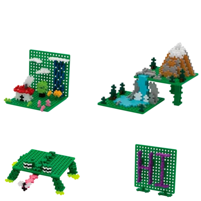 Plus-Plus Baseplate Duo Green Plus-Plus Baseplate Duo Green