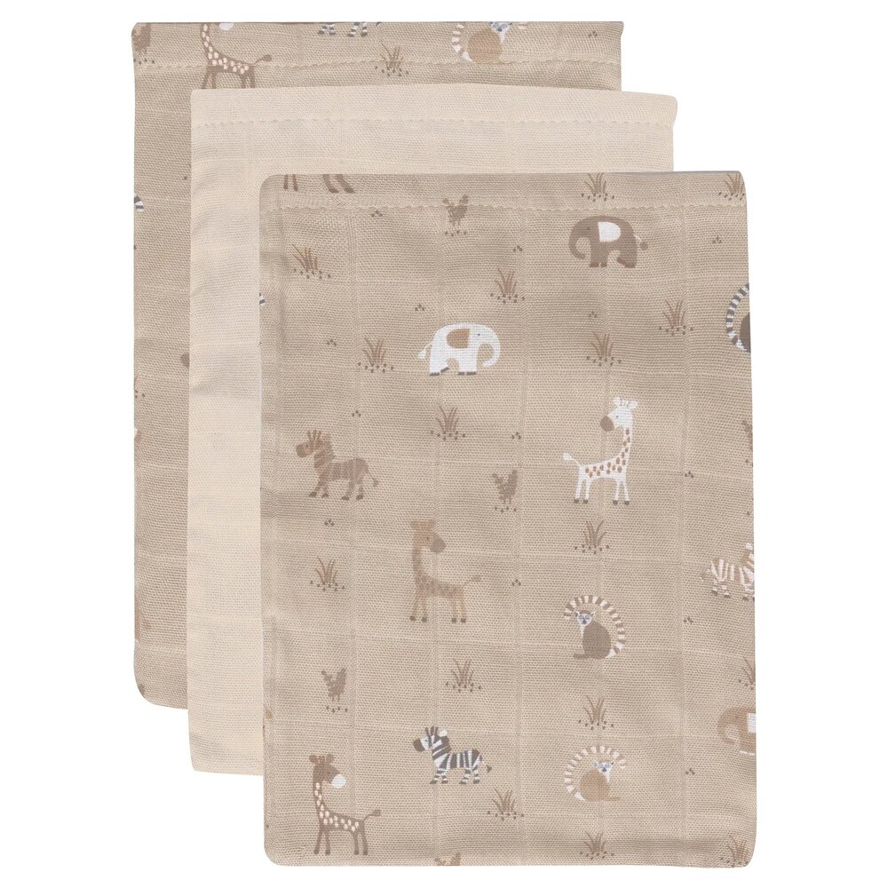 Tetra washandjes 3st. Steppe