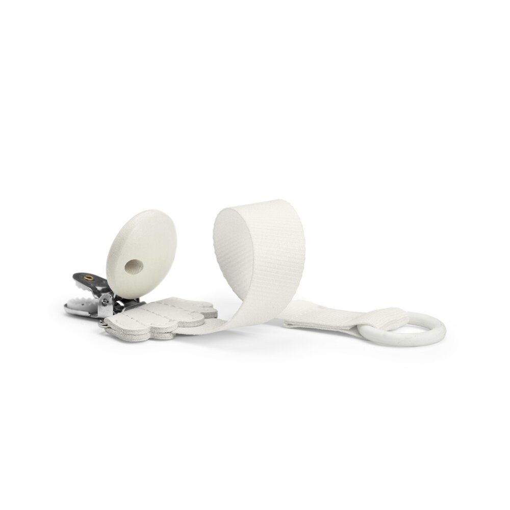 Fopspeenketting Hout Vanilla White Fopspeenketting Hout Vanilla White