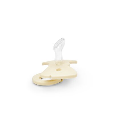 Binky Bow Newborn Oat White Binky Bow Newborn Oat White