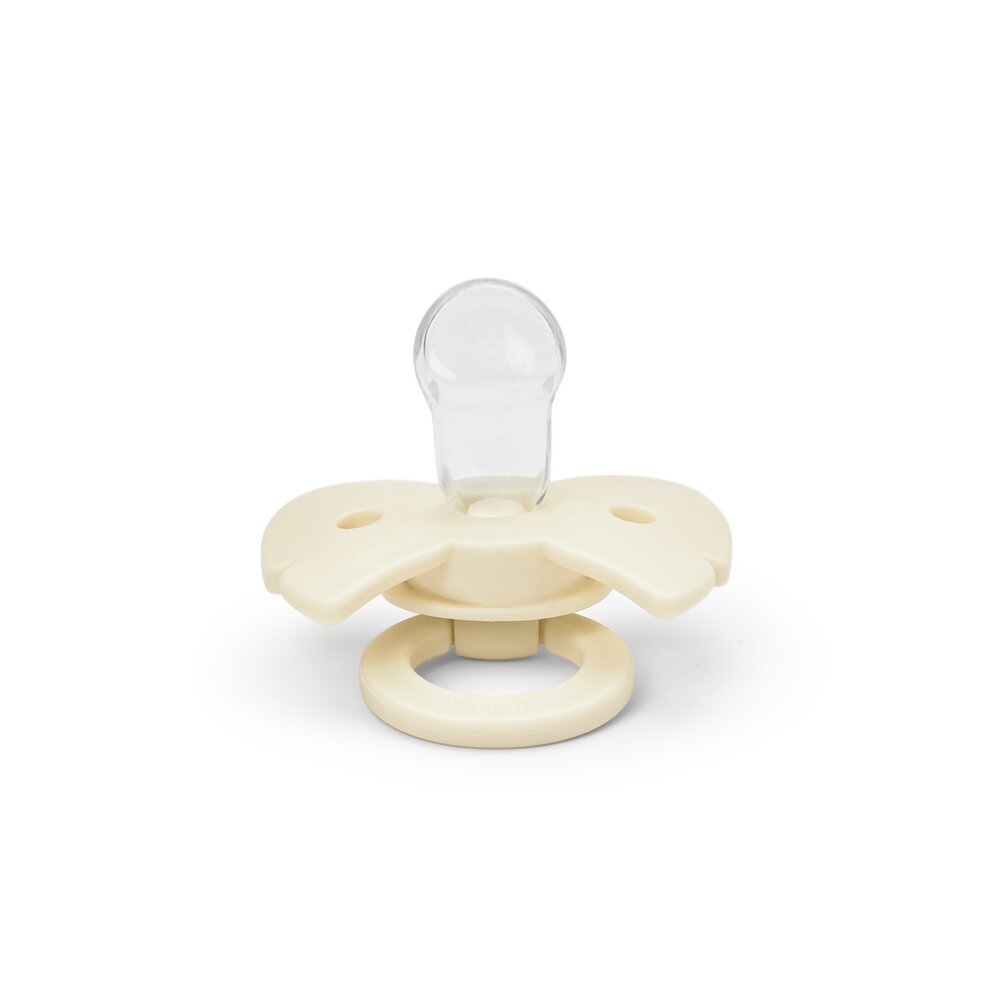 Binky Bow Newborn Oat White Binky Bow Newborn Oat White