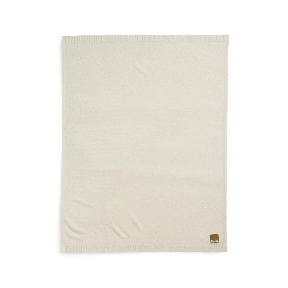 Pointelle Dekentje Creamy White