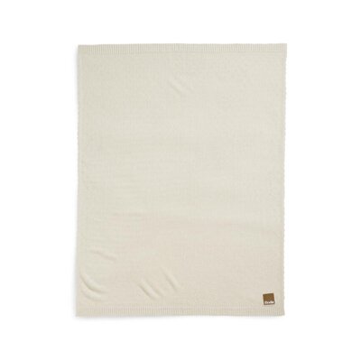 Pointelle Dekentje Creamy White