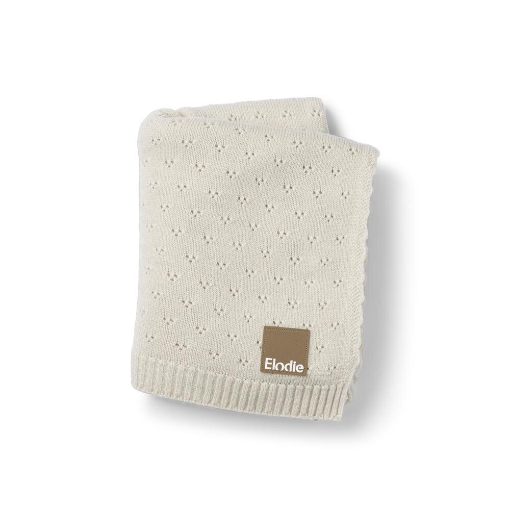 Pointelle Dekentje Creamy White