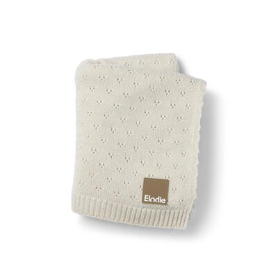 Pointelle Dekentje Creamy White