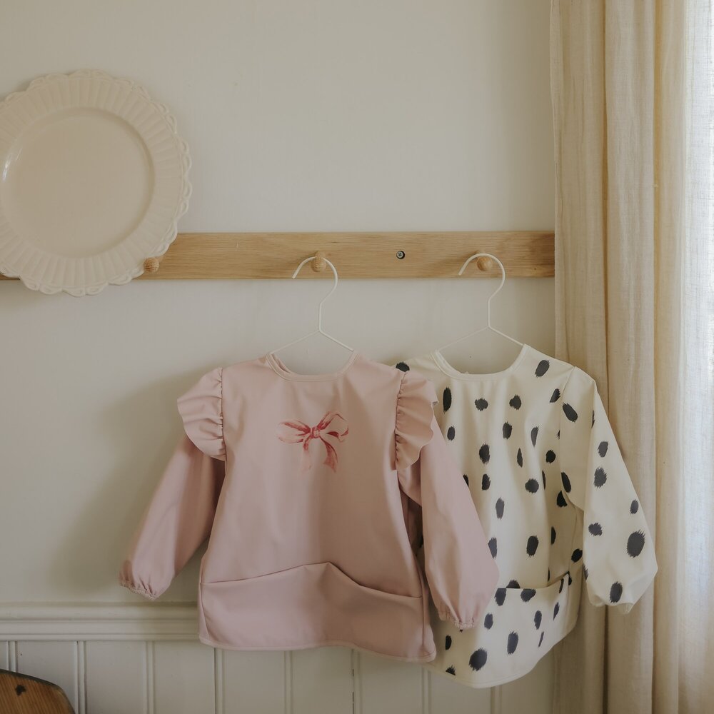 Slabbetje met lange mouwen Rosy Bow Slabbetje met lange mouwen Rosy Bow